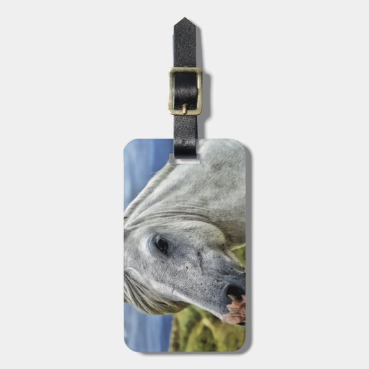 美しい馬 ラゲッジタグ (正面縦)