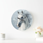  美しい馬＃1  ラージ壁時計 (ホーム)