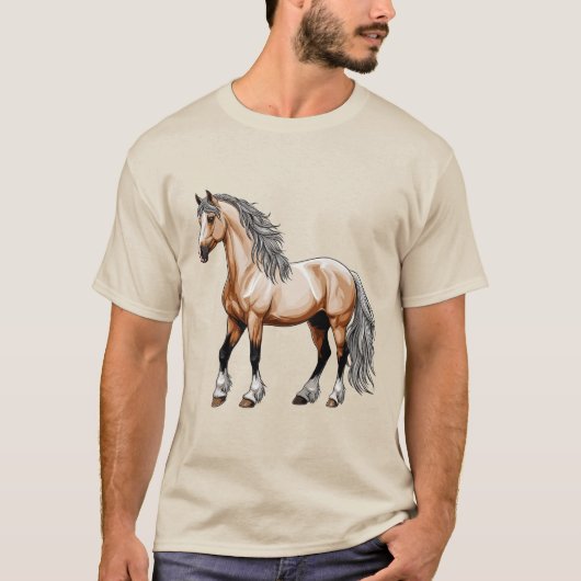 美しい馬 Tシャツ (正面)