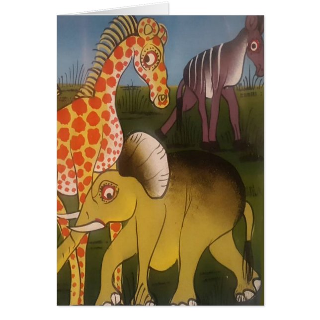 美しい驚くべきアフリカの野生動物サファリ色 (正面)