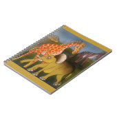 美しい驚くべきアフリカの野生動物サファリ色 ノートブック (左側)