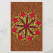 美しい驚くべきアフリカは伝統的デザイン 便箋 (正面)