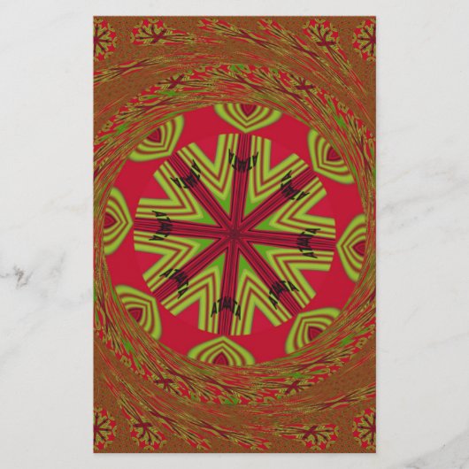 美しい驚くべきアフリカは伝統的デザイン 便箋 (正面)