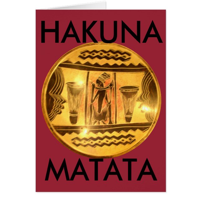 美しい驚くべきアフリカゴールデンレッドアートプリント (正面)