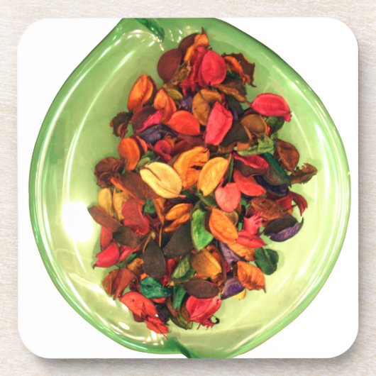 美しい驚くべきカラフルバラデザイン コースター (正面)