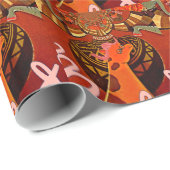 美しい驚くべきキリンはサファリ動物を愛する ラッピングペーパー (ロールコーナー)