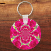 美しい驚くべき赤いバラ.jpg キーホルダー (正面)