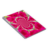 美しい驚くべき赤いバラ.jpg ノートブック (右側)