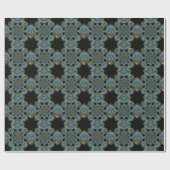 美しい驚くべき青い黄色 ラッピングペーパー (フラット)