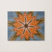 美しい驚フェミニンくべきアフリカデザイン動物 ジグソーパズル (横)