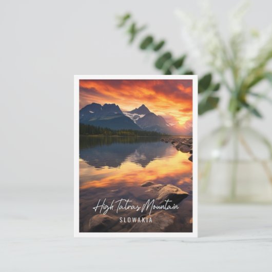 美しい高いタトラ山のスローガリア ポストカード (スタンド正面)