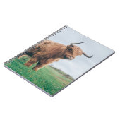 美しい高地牛 ノートブック (左側)