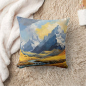 美しい高山秋の山 クッション (ブランケット)