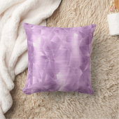 美しい高級薄紫幾何学模様の枕 クッション (ブランケット)