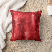 美しい高級赤幾何学模様の枕 クッション (ブランケット)