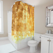 美しい高級金色の赤いグリッターの背景。 シャワーカーテン (インサイチュ)