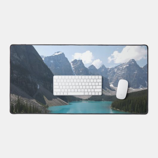 美しい高騰する山のイメージを持つデスクマット デスクマット (キーボード&マウス)