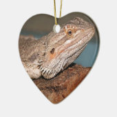 美しい髭があるドラゴン セラミックオーナメント (左)