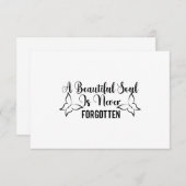 美しい魂は決して忘れない サンキューカード (正面/裏面)