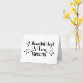 美しい魂は決して忘れられない - オーダーメイド カード (黄色い花)