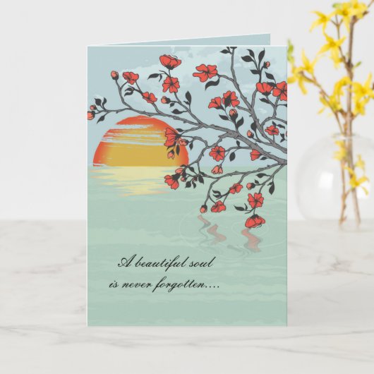 美しい魂…共感表 カード (黄色い花)