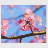 美しい魅力的桜春 ラッピングペーパー (フラット)