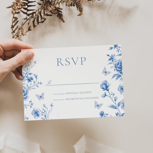 美しい魅惑されたヴィンテージ結婚春の花 出欠カード