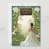 美しい魅惑の森の甘い16 招待状 (正面)