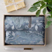 美しい魅惑的なライトブルーのクリスマスの妖精 薄葉紙 (ギフト)