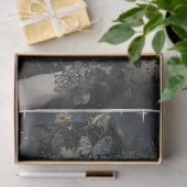 美しい魔女とブラックキャットデコページティッシュペーパー 薄葉紙 (ギフト)