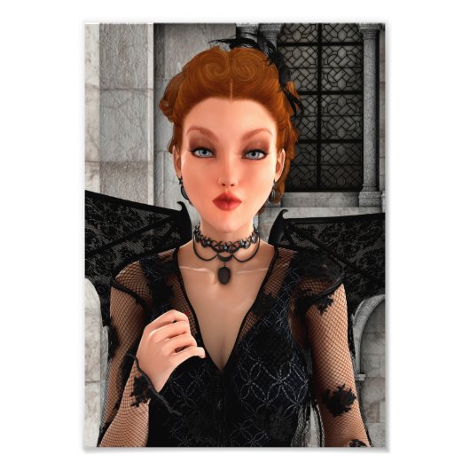 美しい魔女 フォトプリント            (正面)