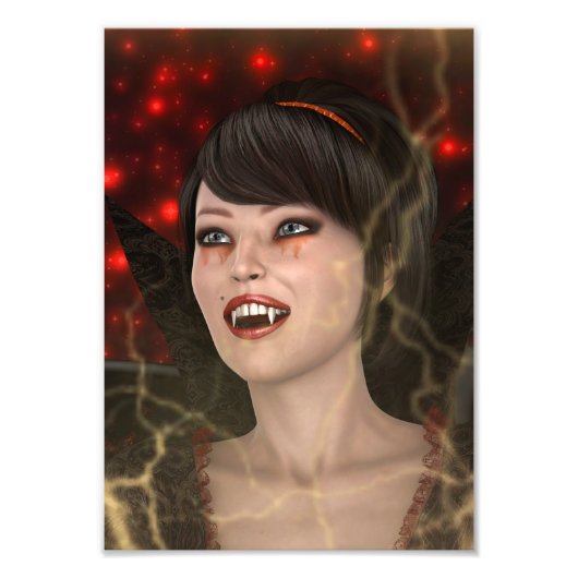 美しい魔女 フォトプリント            (正面)