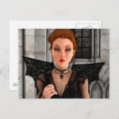美しい魔女 ポストカード (正面/裏面)
