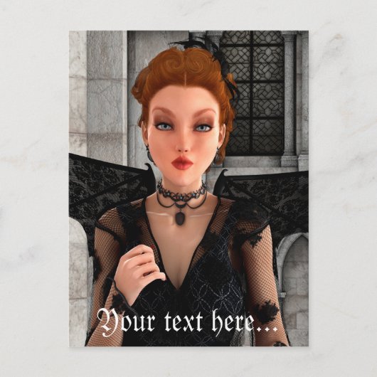 美しい魔女 ポストカード (正面)