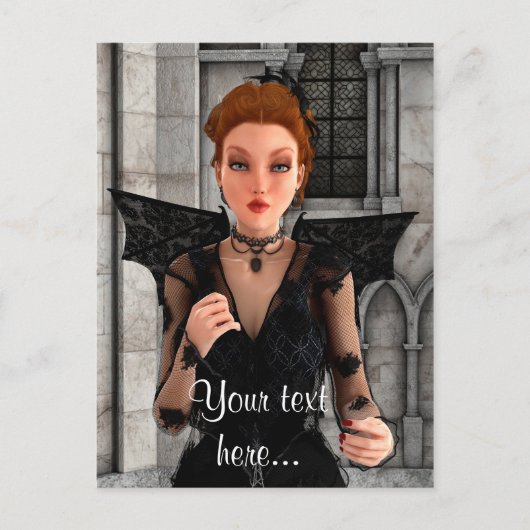 美しい魔女 ポストカード (正面)