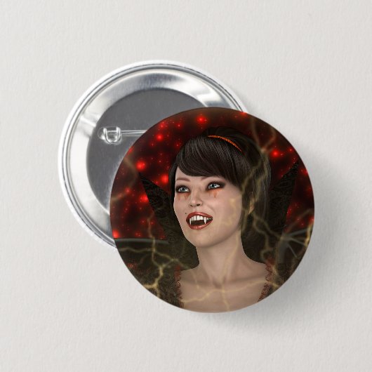 美しい魔女 缶バッジ (正面&裏面)