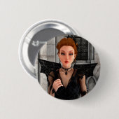 美しい魔女 缶バッジ (正面&裏面)