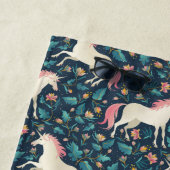 美しい魔法のユニコーンパターン ビーチタオル (インサイチュ)