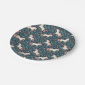 美しい魔法のユニコーンパターン ペーパープレート (アングル)