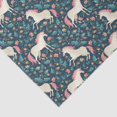 美しい魔法のユニコーンパターン 薄葉紙 (詳細)