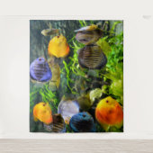 美しい魚の写真用背景シート タペストリー (正面)