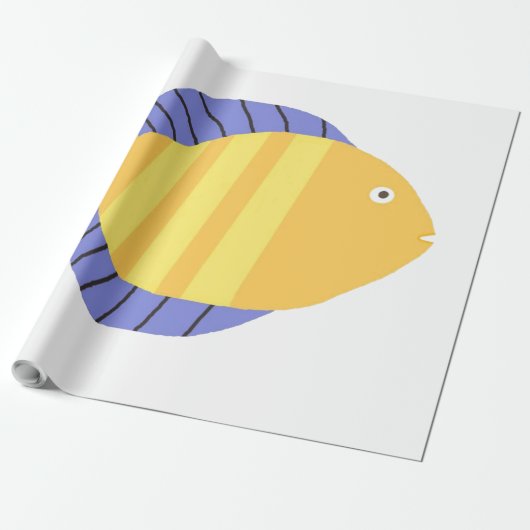 美しい魚絵画の芸術 ラッピングペーパー (アンロールド)