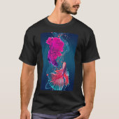 美しい魚 Tシャツ (正面)