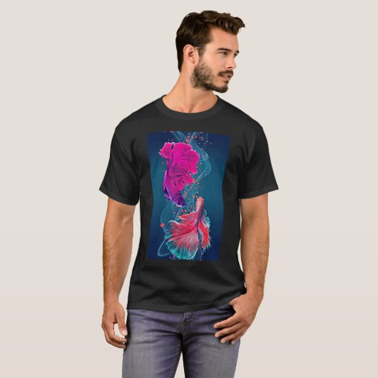 美しい魚 Tシャツ (正面フル)