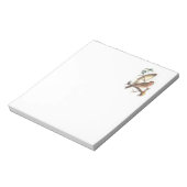 美しい鳥のノートパッド ノートパッド (回転)