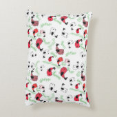 美しい鳥のパターンのクッション、コテージのコアスタイル アクセントクッション (裏面(縦))