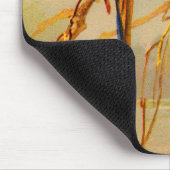 美しい鳥のプリント マウスパッド (コーナー)