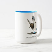美しい鳥の肯定二音コーヒーマグ ツートーンマグカップ (正面右)