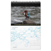 美しい鳥の自然写真の鳥達2026 カレンダー (1月 2027)