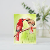 美しい鳥の葉書15 ポストカード (スタンド正面)